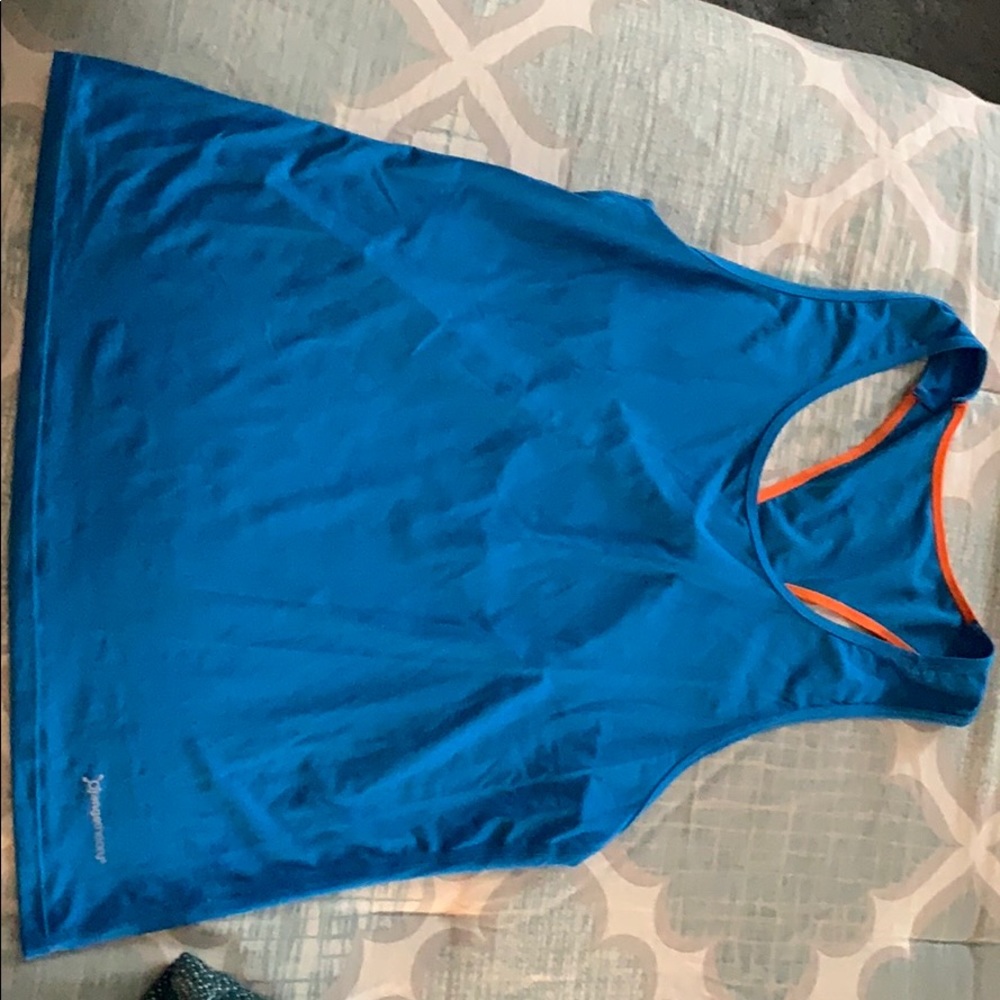 Blue orangetheory workout tank